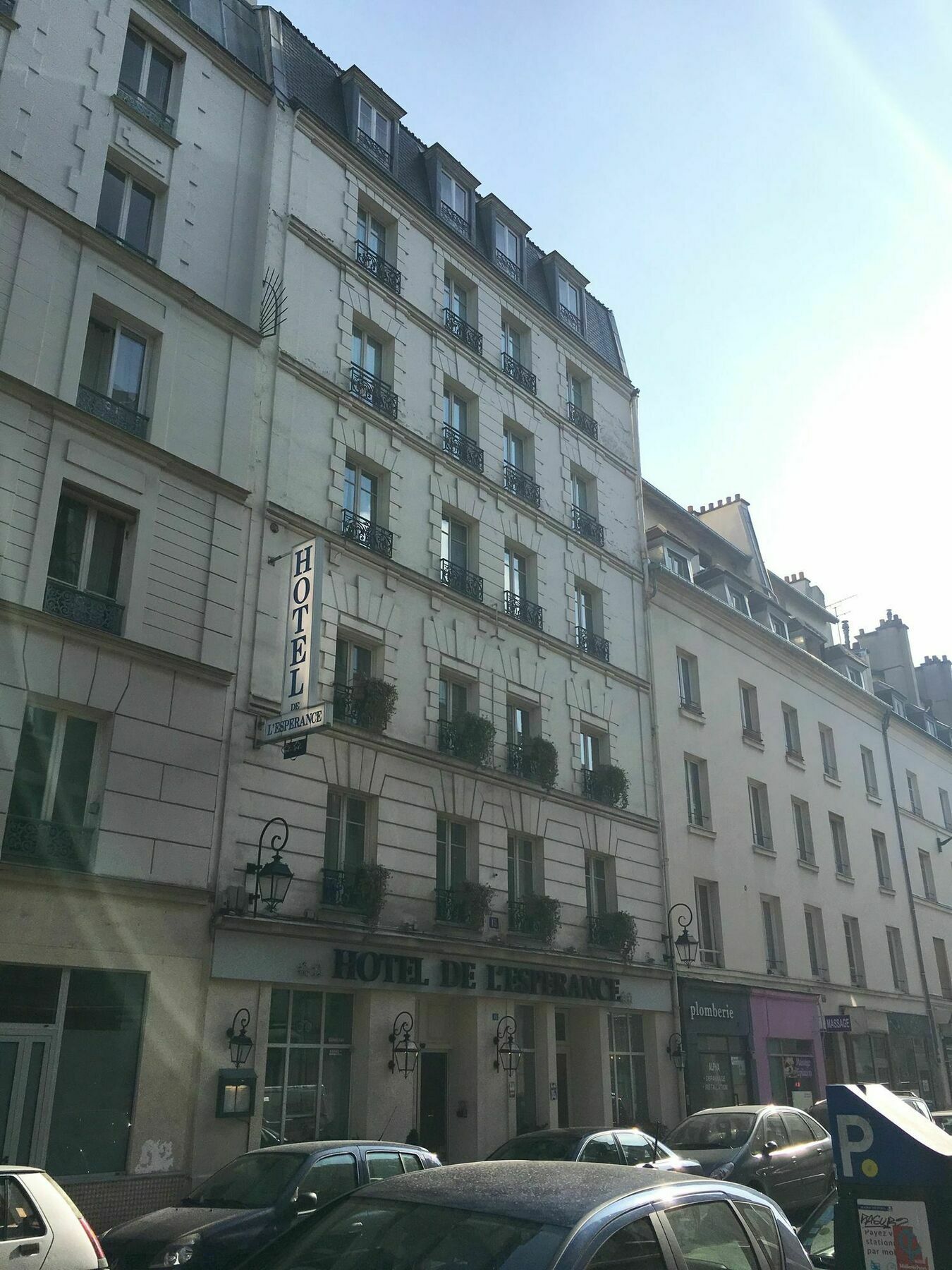 Hotel De L'Esperance Paris Bagian luar foto